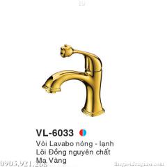 Vòi Lavabo Mạ Vàng Euroto VL-6033