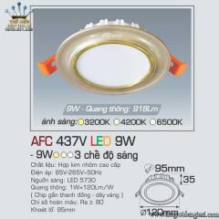 Đèn Âm Trần Anfaco AFC437V 9W ɸ120