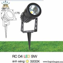 Đèn Pha Cỏ LED Anfaco RC04 9W ɸ75