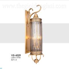 Đèn Vách Đồng Cao Cấp HUFA VĐ-6029 ɸ 200xH750mm