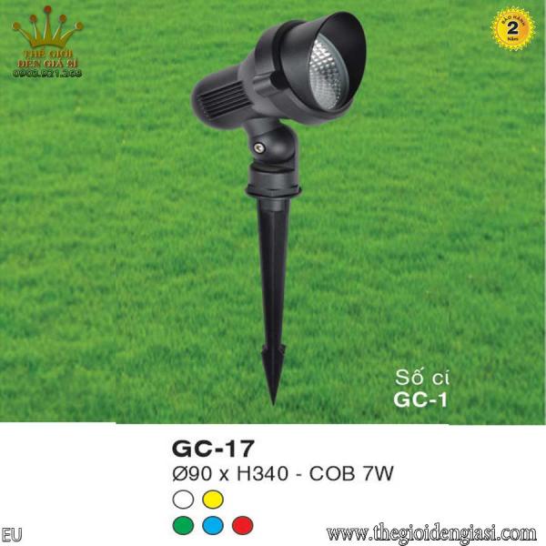 Đèn Pha Cỏ LED EUROTO GC17 Ø90xH340mm