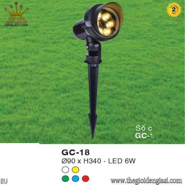 Đèn Pha Cỏ LED EUROTO GC18 Ø130xH450mm