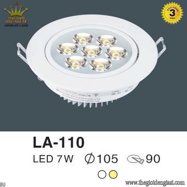 Đèn LED Âm Trần TO LA-123 Size Ø120xH70mm