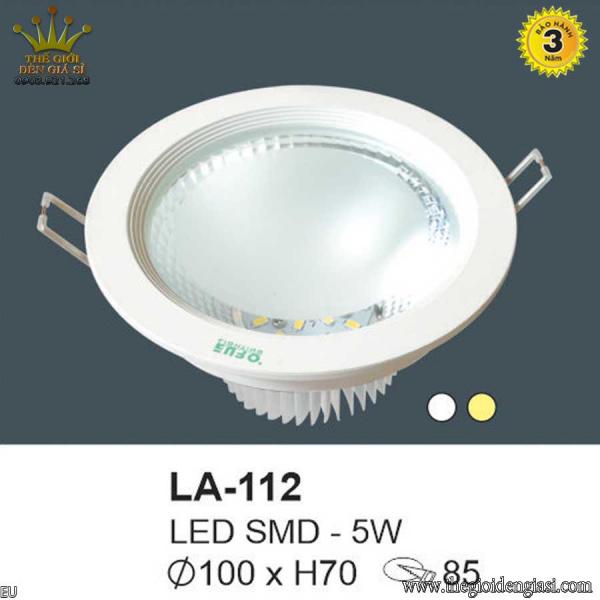 Đèn LED Âm Trần TO LA-112 Size Ø100xH70mm