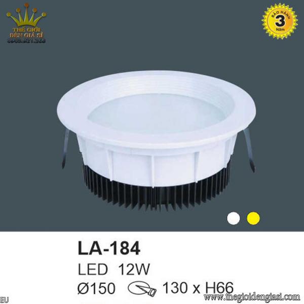 Đèn LED Âm Trần TO LA-184 Size Ø150xH66mm