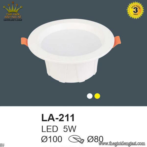 Đèn LED Âm Trần TO LA-211 Size Ø100mm