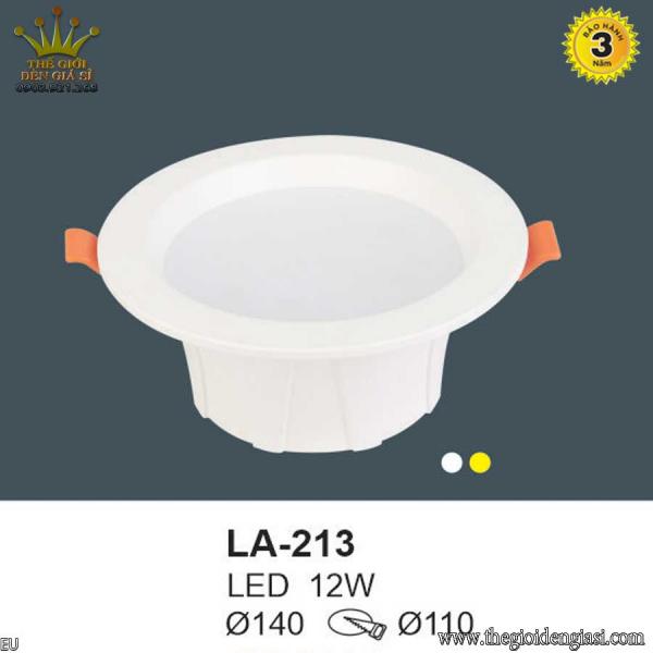Đèn LED Âm Trần TO LA-213 Size Ø140mm