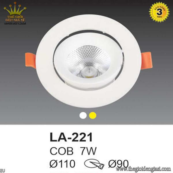Đèn LED Âm Trần TO LA-221 Size Ø110mm