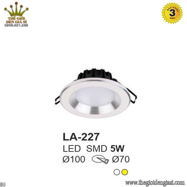 Đèn LED Âm Trần TO LA-227 Size Ø100mm