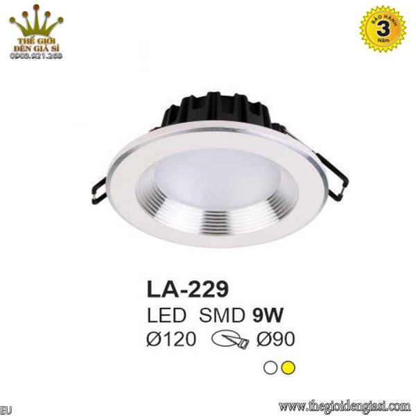 Đèn LED Âm Trần TO LA-229 Size Ø115mm