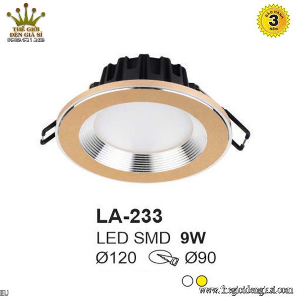 Đèn LED Âm Trần TO LA-233 Size Ø115mm