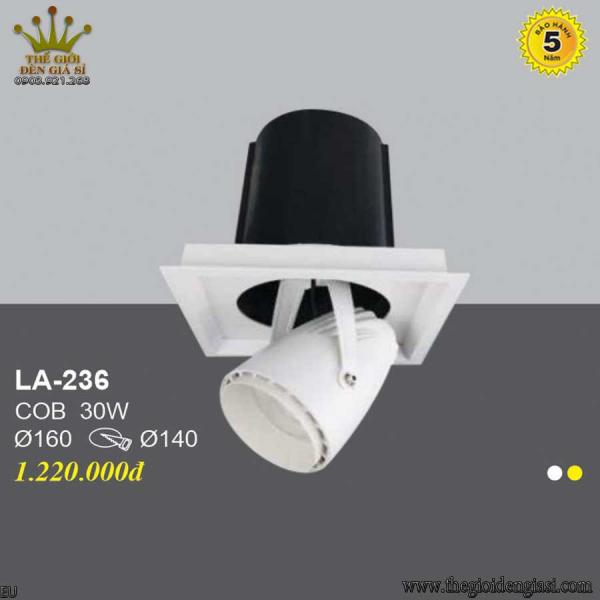 Đèn LED Âm Trần TO LA-236 Size Ø160mm