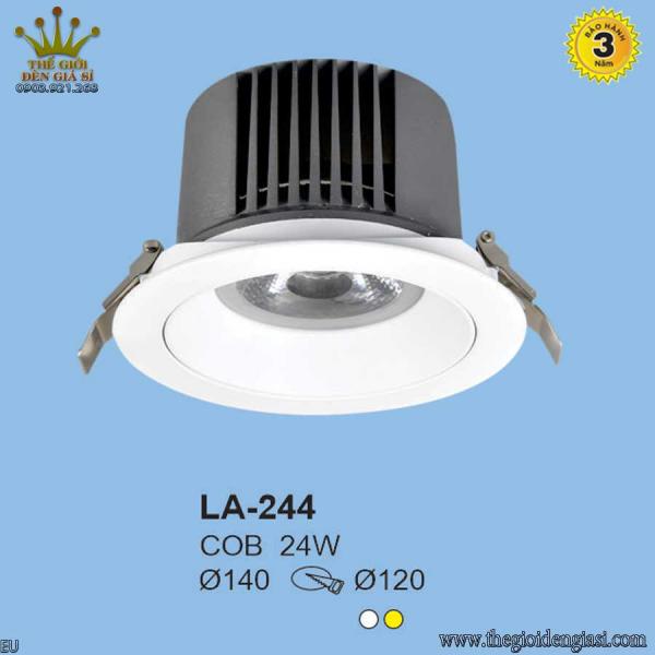 Đèn LED Âm Trần TO LA-244 Size Ø140mm