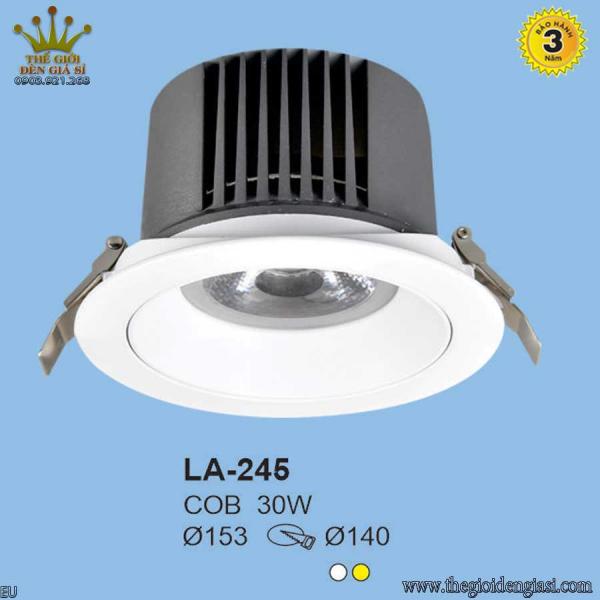 Đèn LED Âm Trần TO LA-245 Size Ø153mm