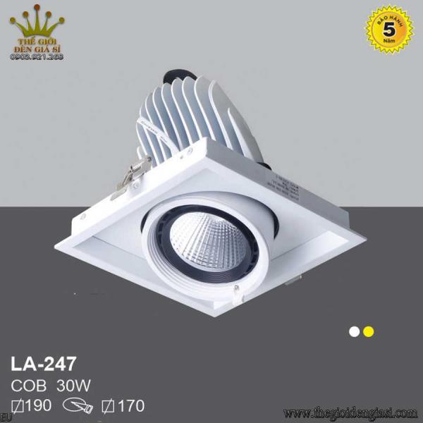 Đèn LED Âm Trần TO LA-247 Size Ø190mm