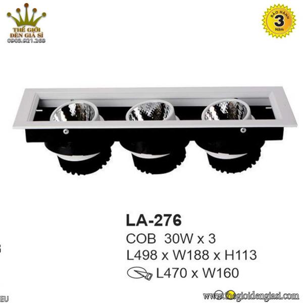 Đèn LED Âm Trần TO LA-276 Size ØL498xW188xH113mm