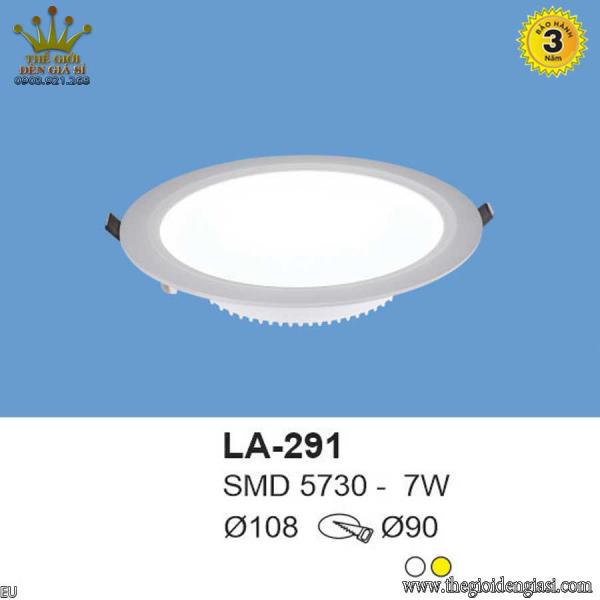 Đèn LED Âm Trần TO LA-291 Size Ø108mm