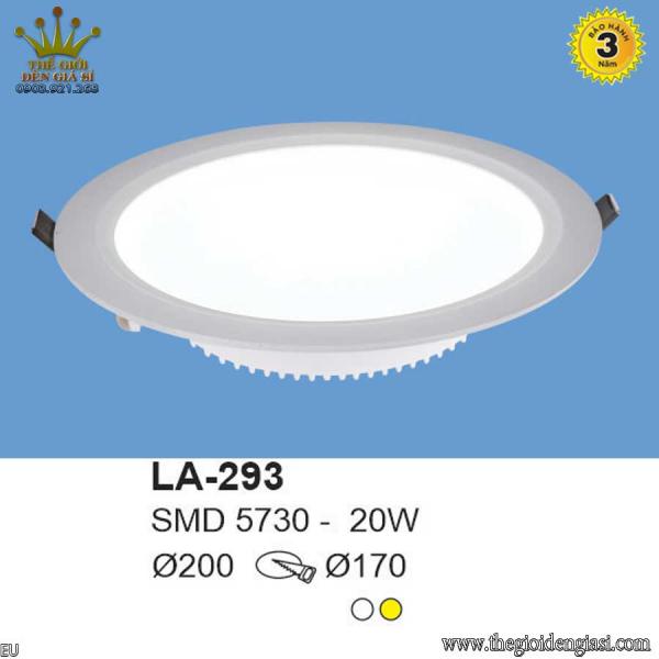 Đèn LED Âm Trần TO LA-293 Size Ø200mm