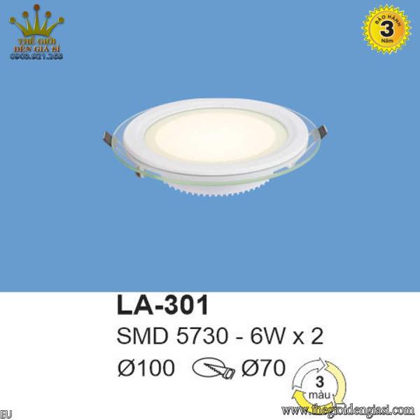 Đèn LED Âm Trần TO LA-301 Size Ø100mm