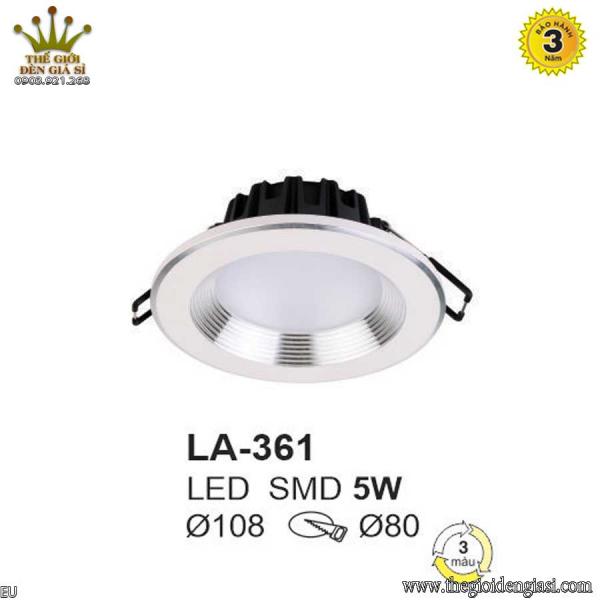 Đèn LED Âm Trần TO LA-361 Size Ø107mm