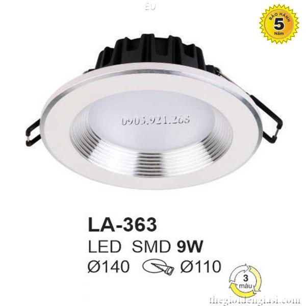 Đèn LED Âm Trần TO LA-363 Size Ø140mm