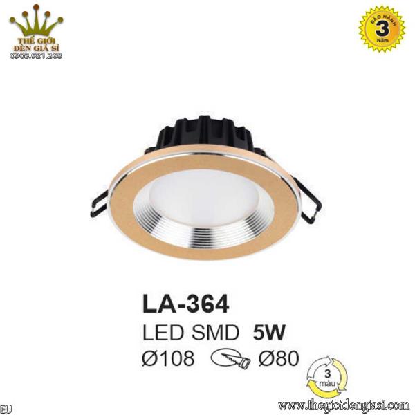 Đèn LED Âm Trần TO LA-364 Size Ø107mm