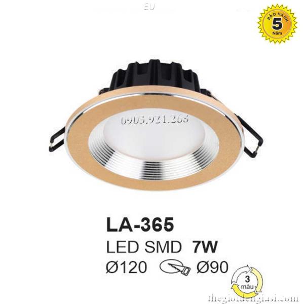 Đèn LED Âm Trần TO LA-365 Size Ø115mm