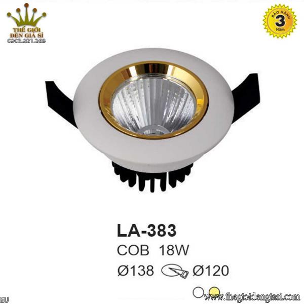 Đèn LED Âm Trần TO LA-383 Size Ø138mm