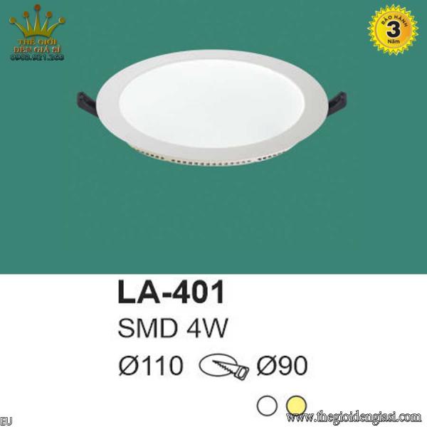 Đèn LED Âm Trần TO LA-401 Size Ø110mm