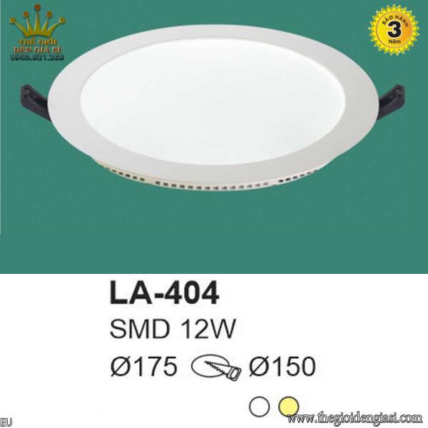 Đèn LED Âm Trần TO LA-404 Size Ø175mm