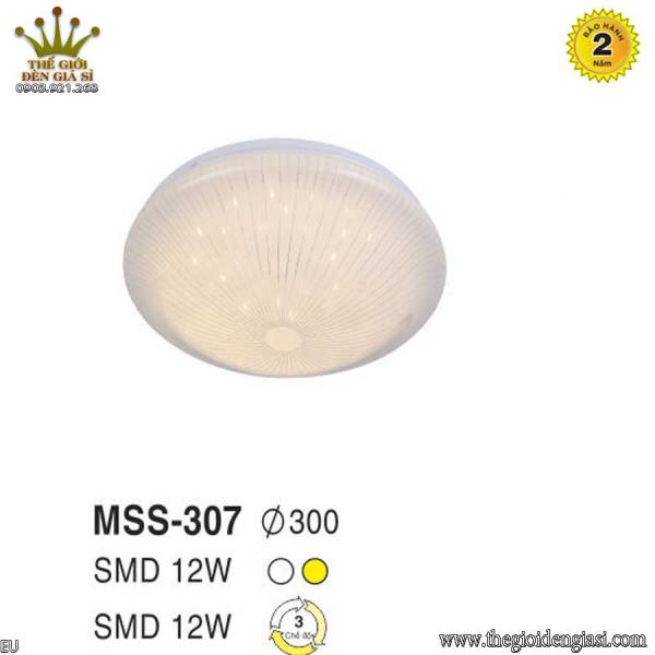 Đèn ỐP Trần LED Nhựa EUROTO MSS-307 ɸ 300mm