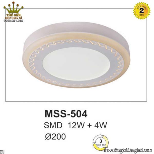Đèn Ốp Trần LED TO MSS-504 Sizeɸ200mm