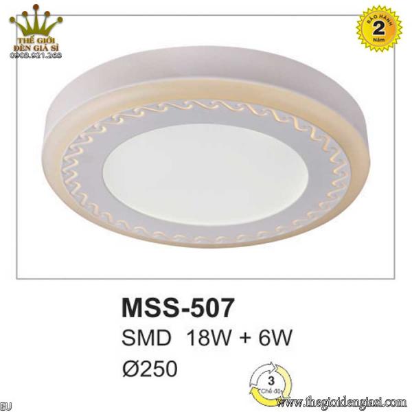 Đèn Ốp Trần LED TO MSS-507 Sizeɸ250mm