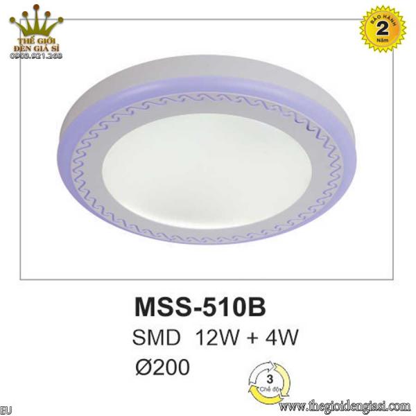 Đèn Ốp Trần LED TO MSS-510B Sizeɸ200mm