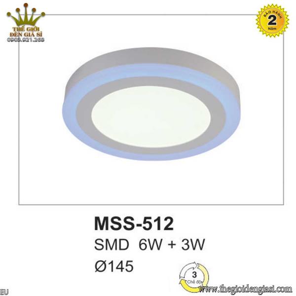 Đèn Ốp Trần LED TO MSS-512 Sizeɸ145mm