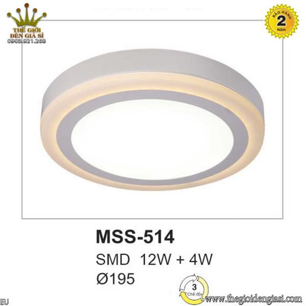 Đèn Ốp Trần LED TO MSS-514 Sizeɸ195mm
