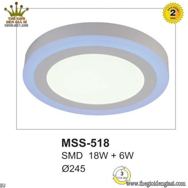 Đèn Ốp Trần LED TO MSS-518 Sizeɸ245mm