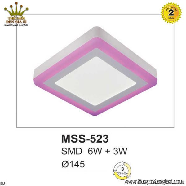 Đèn Ốp Trần Ban Công Vuông MSS523 ɸ145