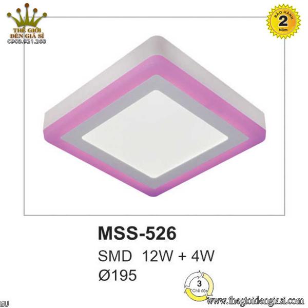 Đèn Ốp Trần Ban Công Vuông MSS526 ɸ195