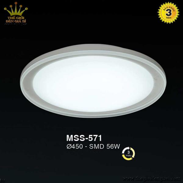 Đèn ỐP Trần LED Nhựa EUROTO MSS-571 ɸ 450mm