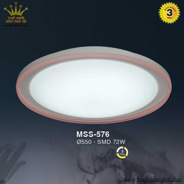 Đèn ỐP Trần LED Nhựa EUROTO MSS-576 ɸ 550mm