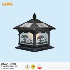 Đèn trụ cổng vuông năng lượng mặt trời Solar 450B Euroto