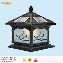 Đèn trụ cổng vuông năng lượng mặt trời Solar 452E Euroto