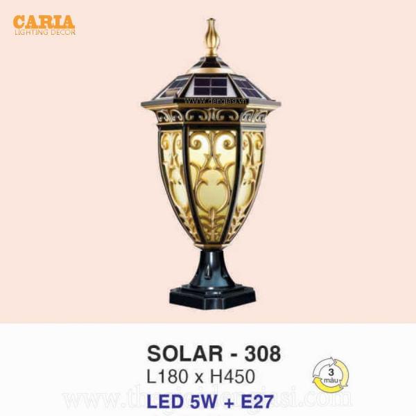 Đèn trụ năng lượng EUROTO SOLAR 308