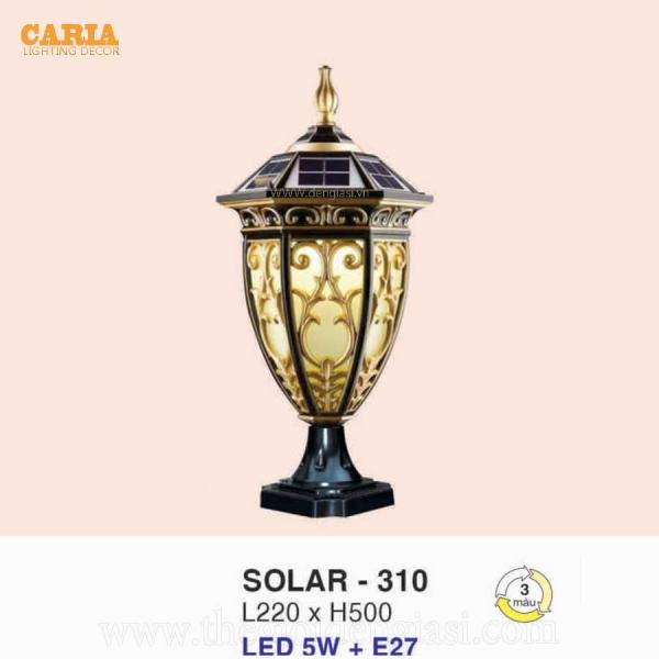 Đèn trụ năng lượng EUROTO SOLAR 310