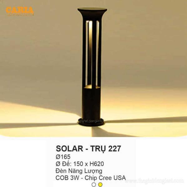 Đèn trụ năng lượng EUROTO SOLAR - TRỤ 227