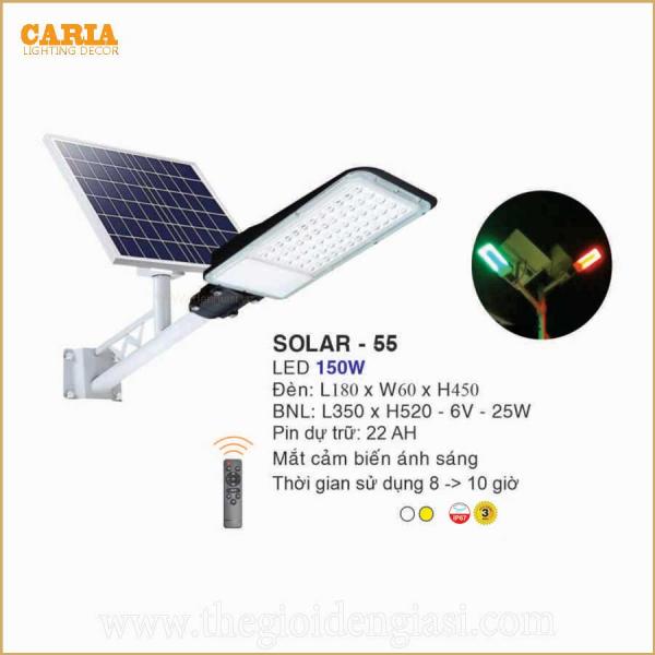Đèn năng lượng siêu sáng EUROTO SOLAR 55
