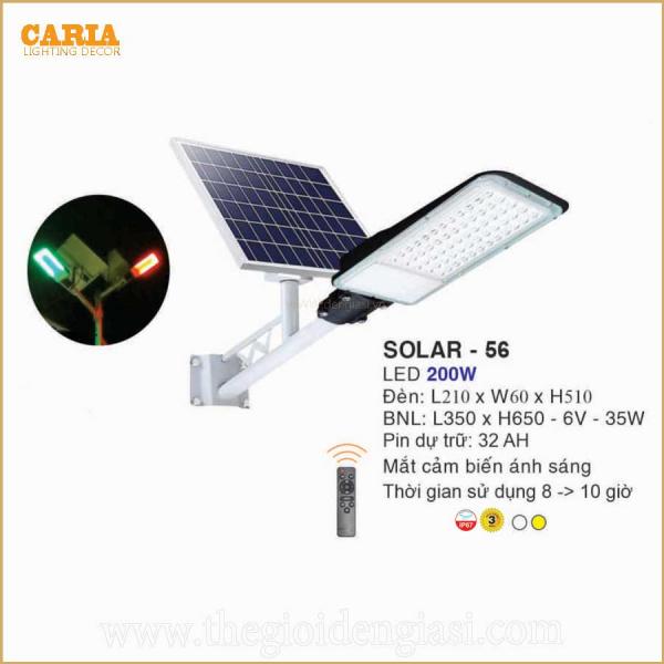 Đèn năng lượng siêu sáng EUROTO SOLAR 56