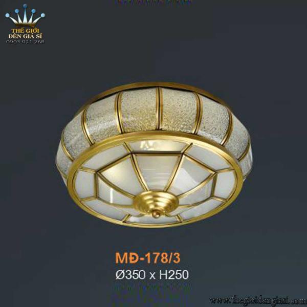 Đèn Ốp Trần Đồng Verona MD178/3 ɸ 35cm