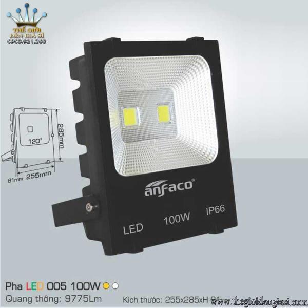 Đèn Pha Bản Hiệu LED Anfaco 005 100W ɸ255